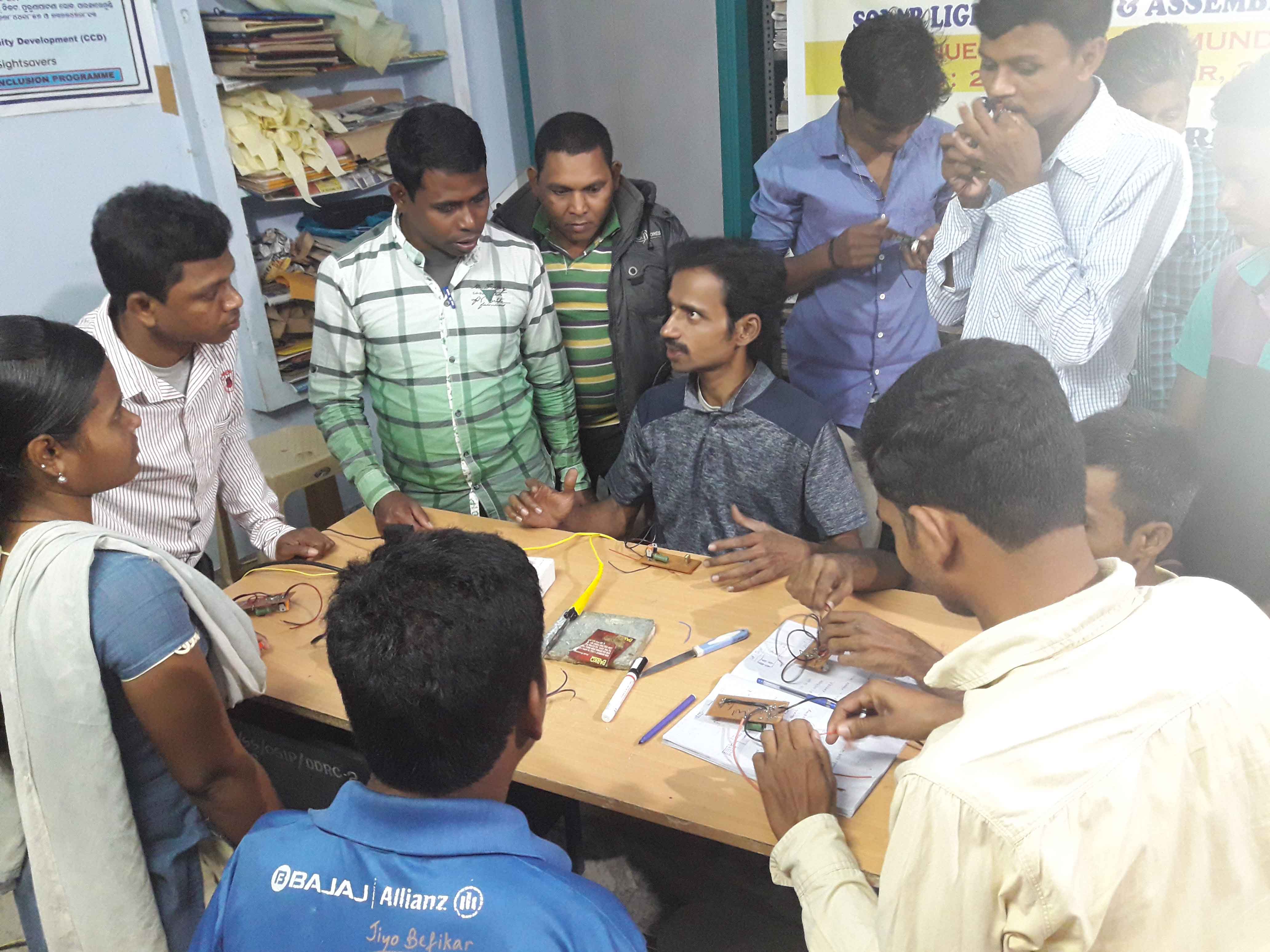 LED light repairing by Persons with Disabilities Image