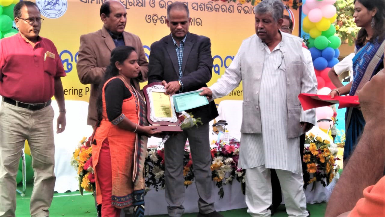 State level award to Ms. P.Chinnari for best enterprenuer Image