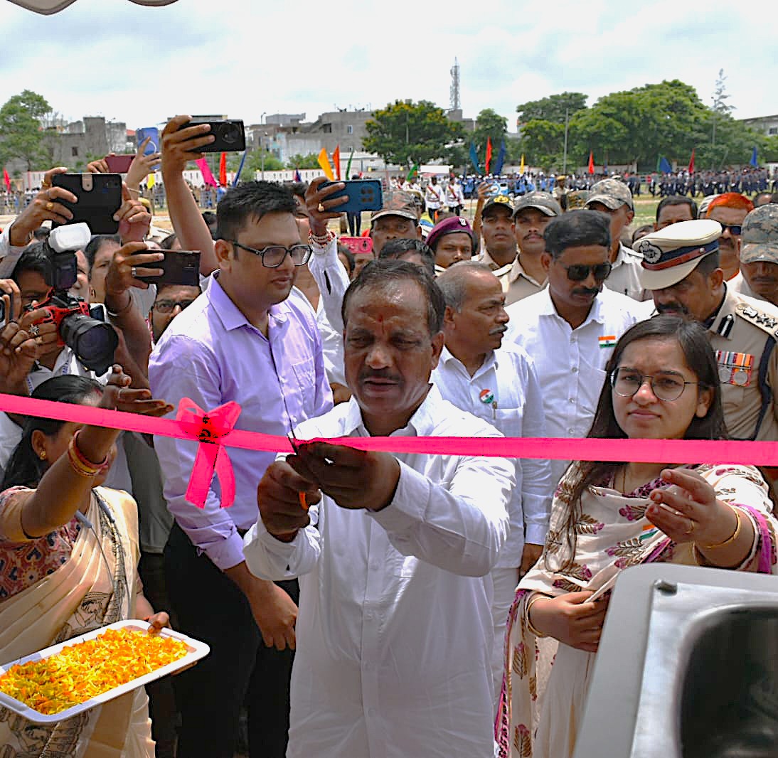 Official Flag-off at Gajapati Stadium